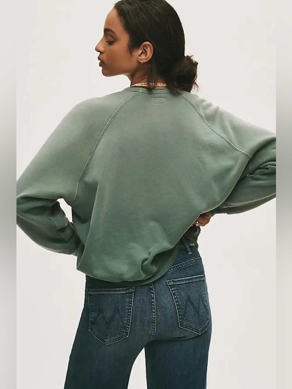 MOTHER ‘The Biggie Concert Crew-Neck Sweatshirt’ - Picture 3 of 5
